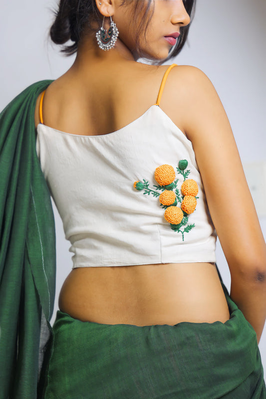GENDA PHOOL BLOUSE - Off-white