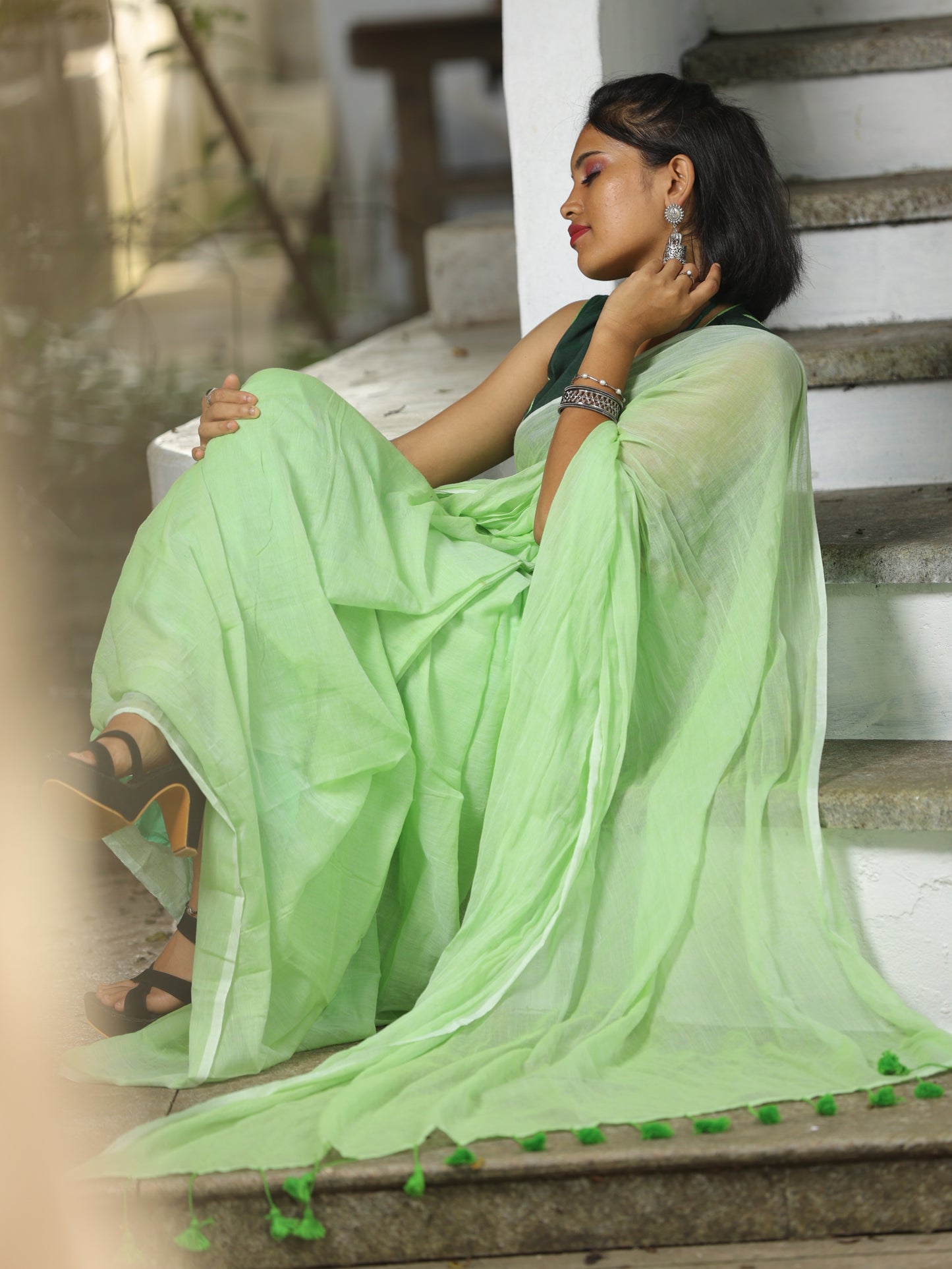Ketaki MulMul Cotton Saree