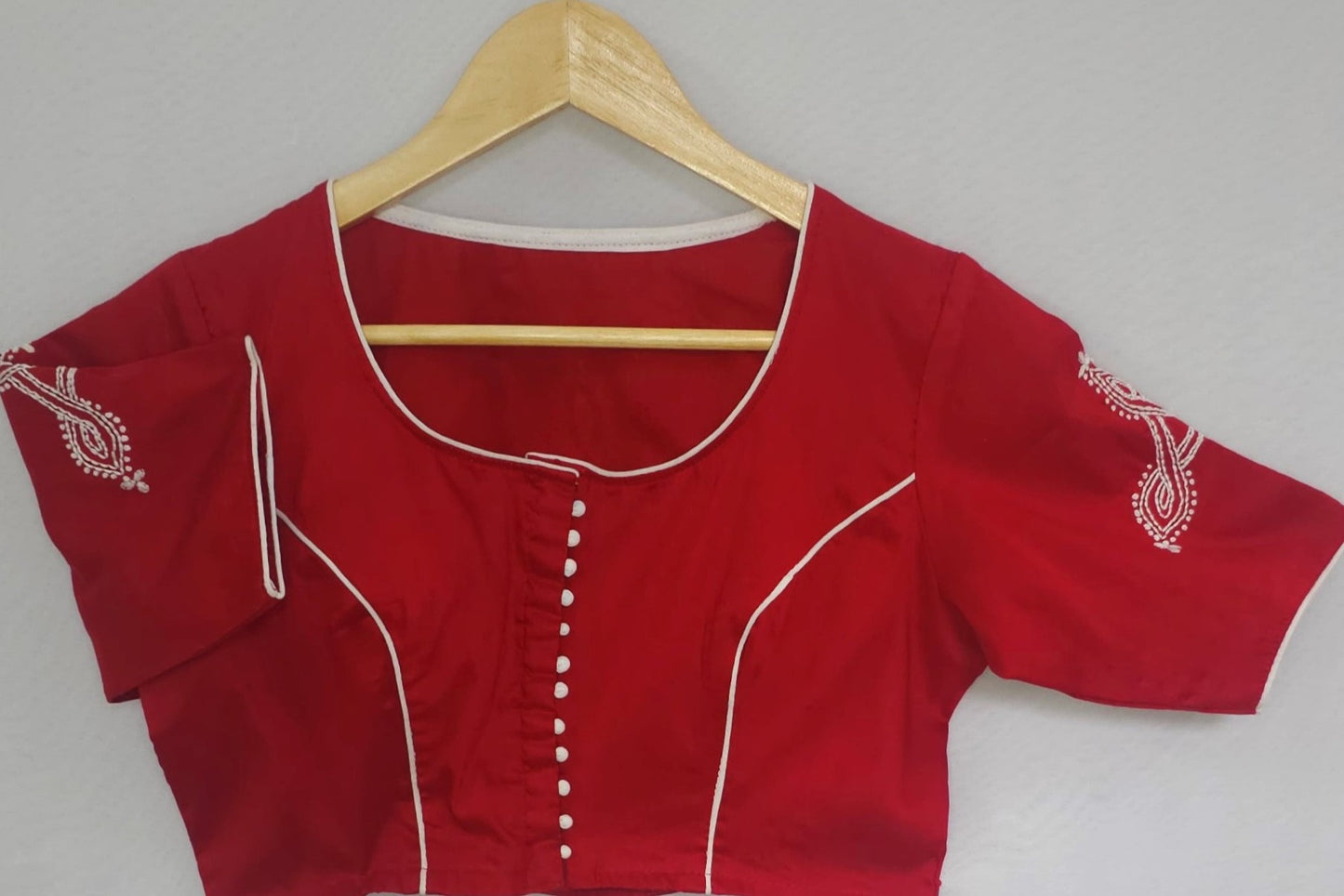 KOLAM BLOUSE - Red