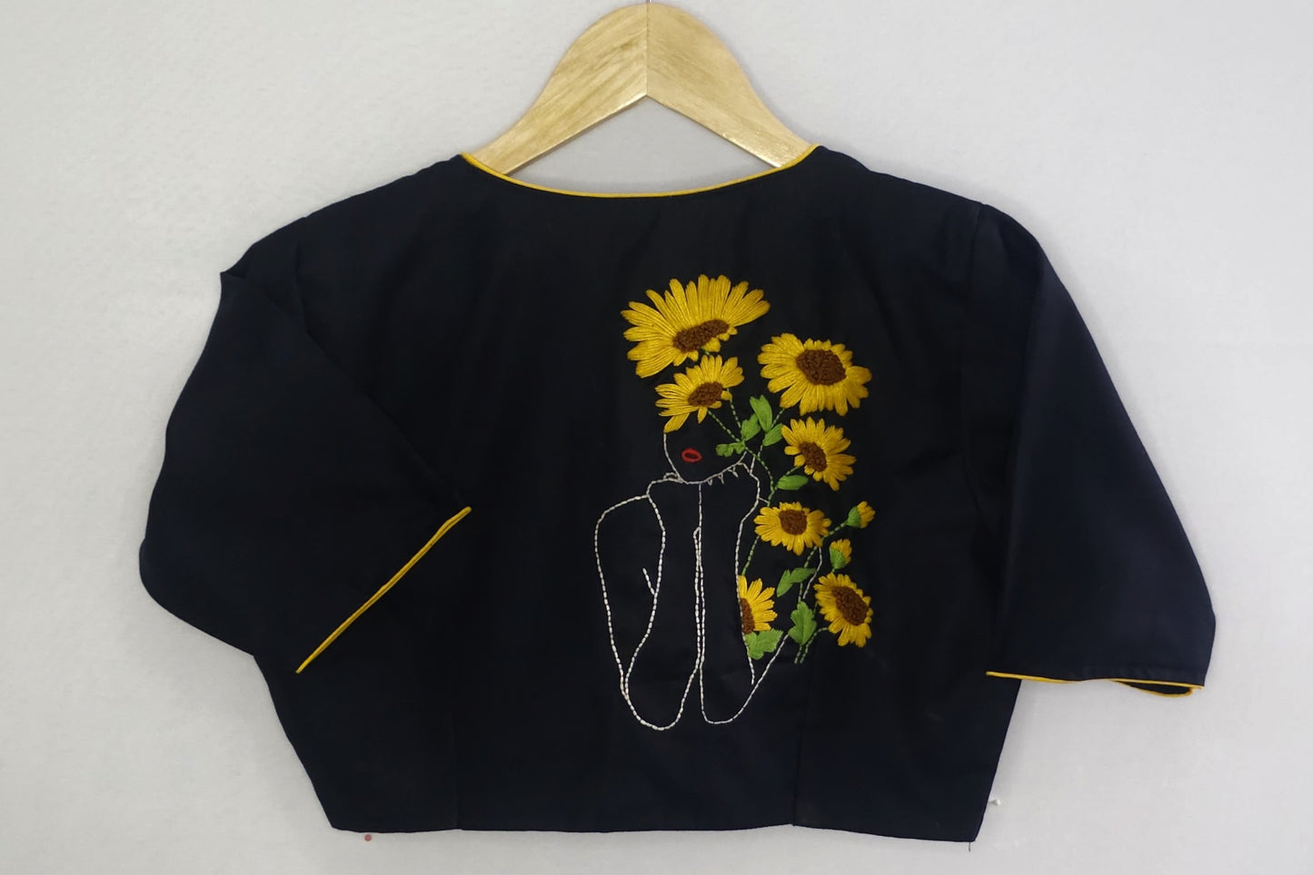 SUNLIT PETAL BLOUSE