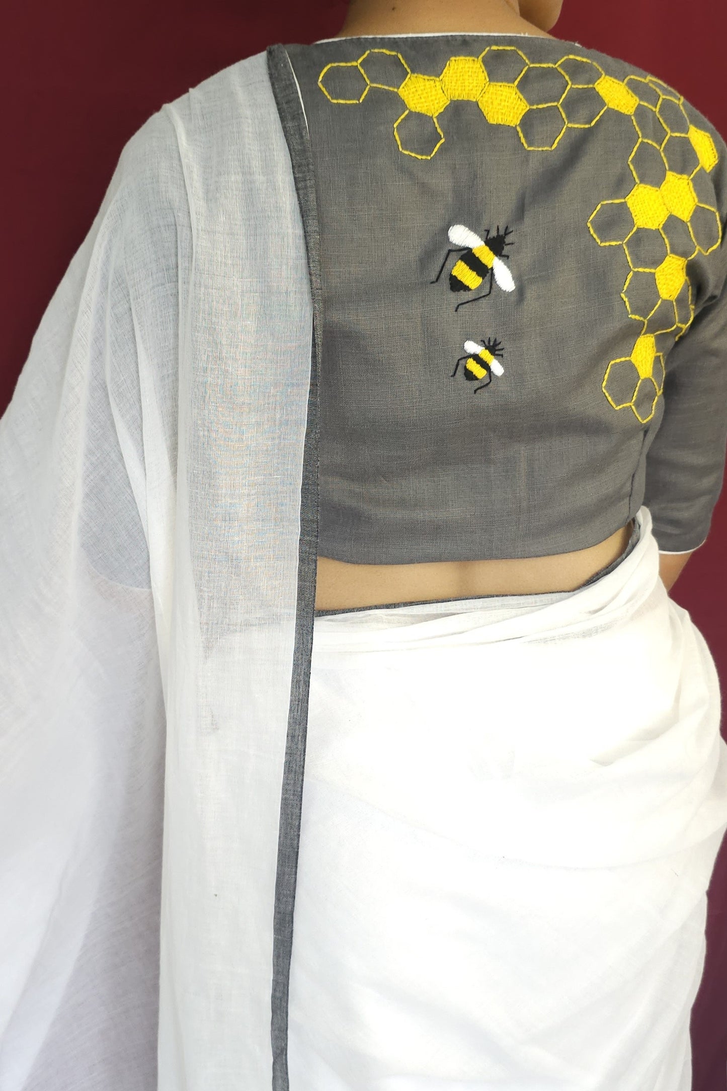 HIVE HARMONY BLOUSE - Grey