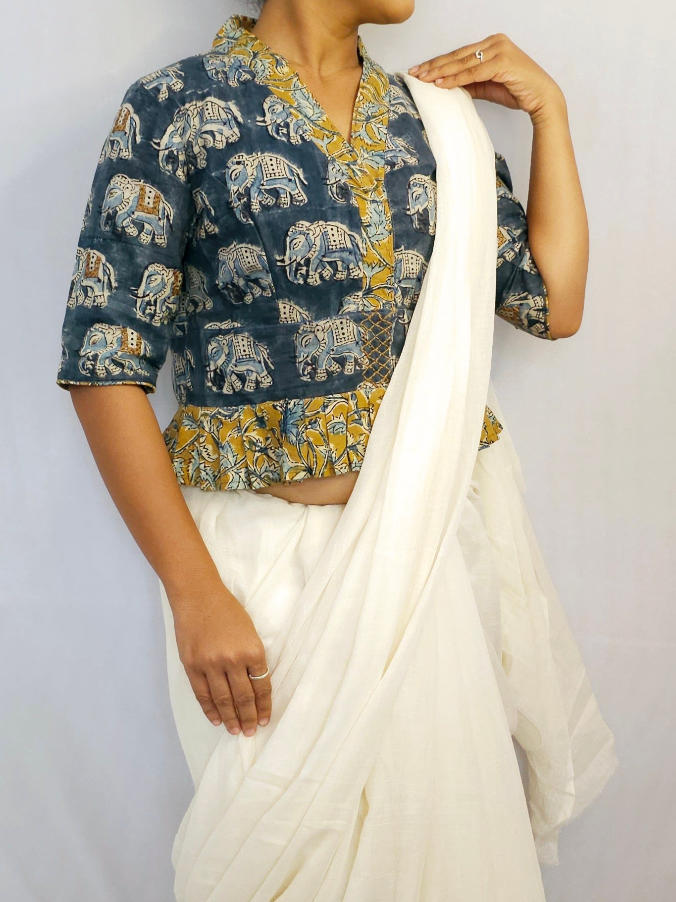 FRILL FUSION BLOUSE
