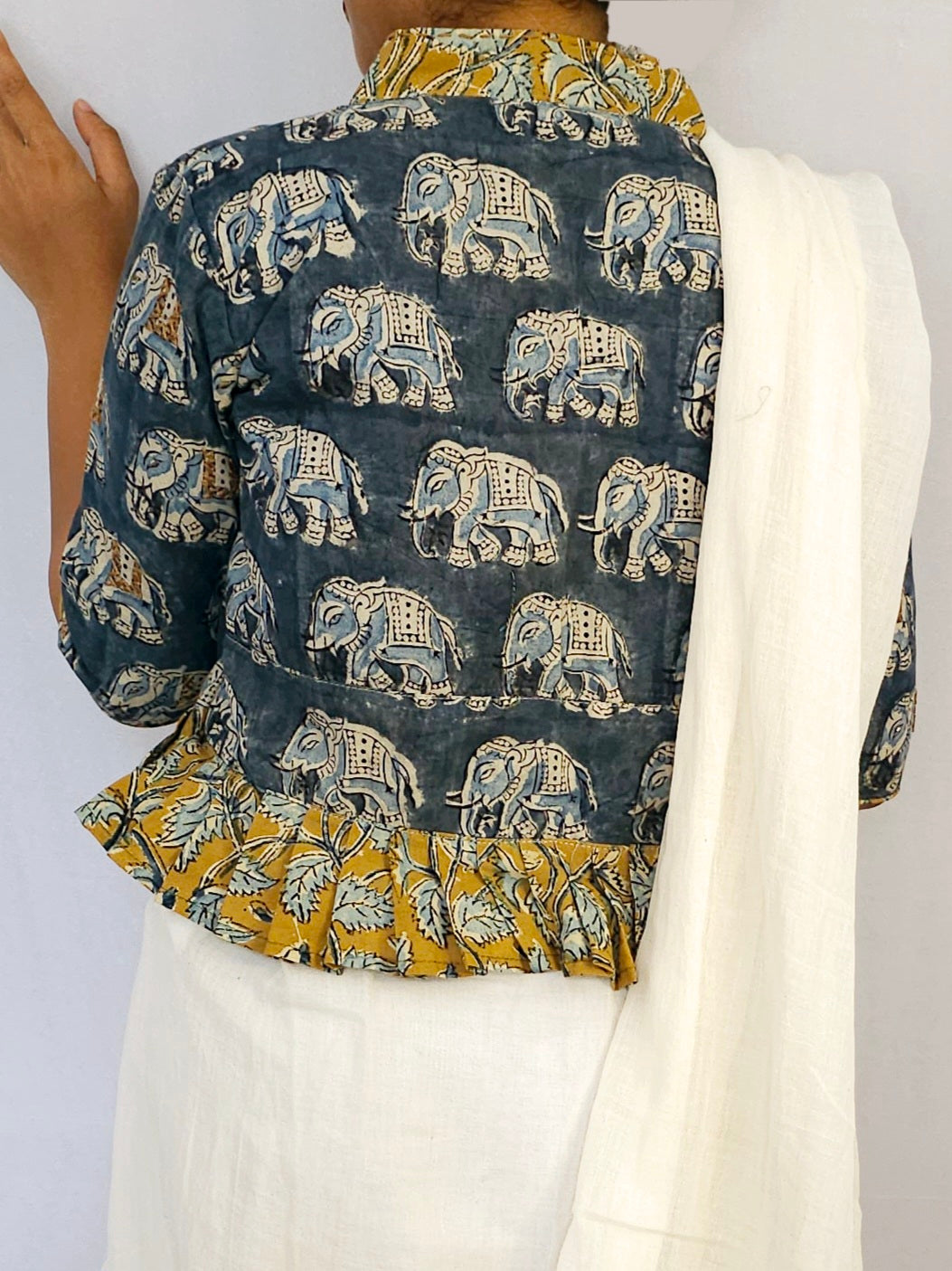 FRILL FUSION BLOUSE