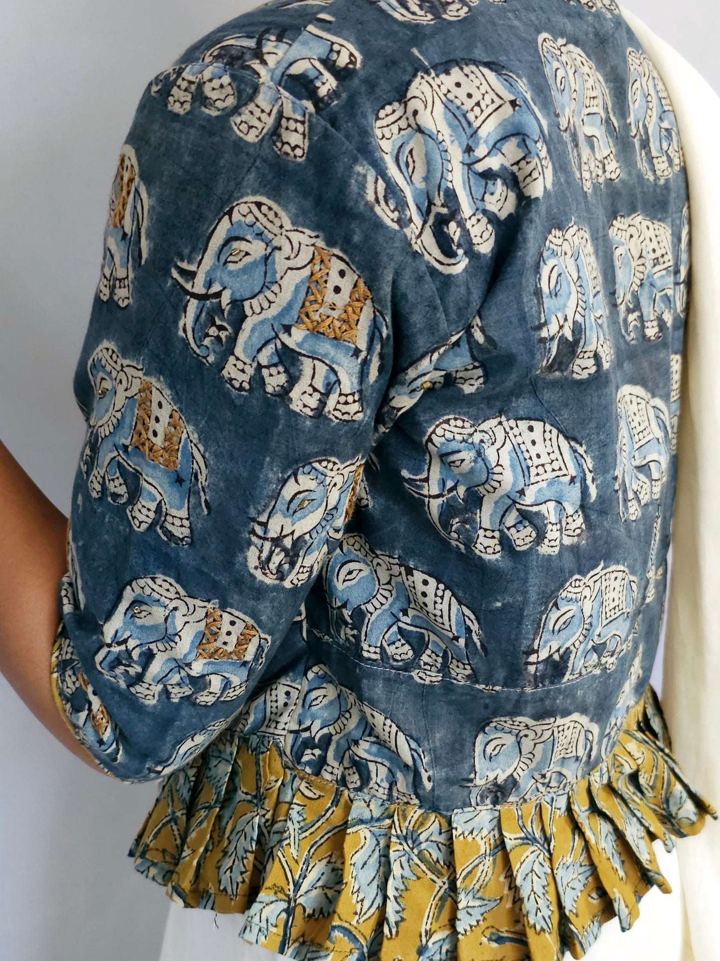 FRILL FUSION BLOUSE