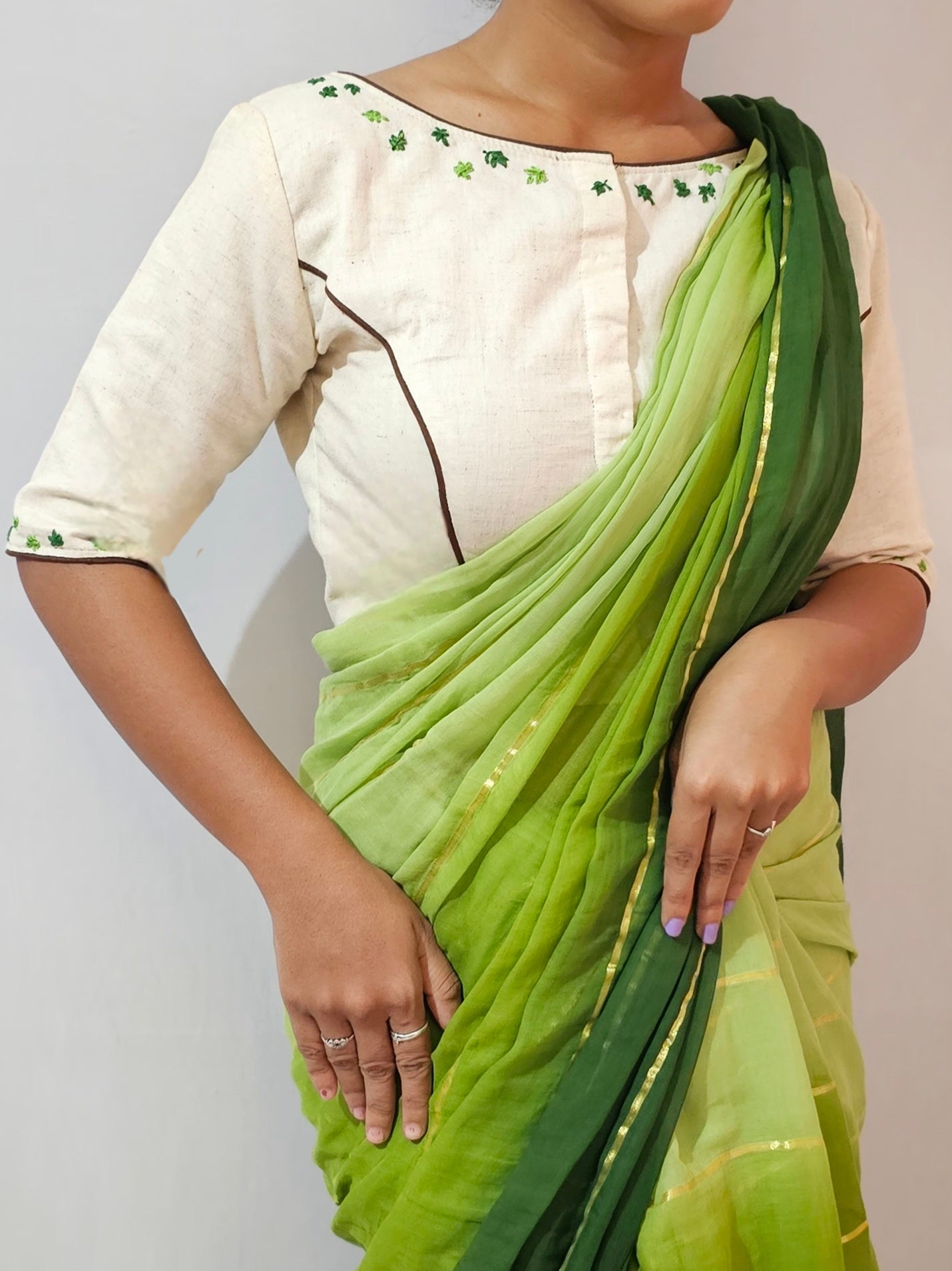 VINE VEIL BLOUSE