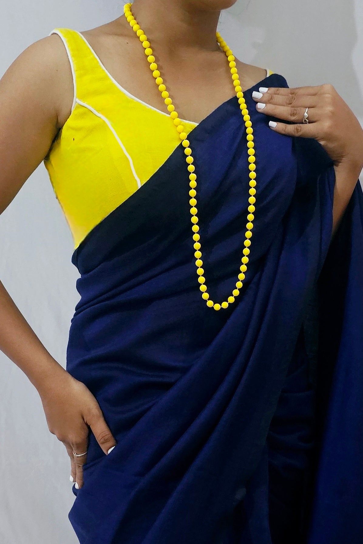 PEARL CANDY BLOUSE - Yellow