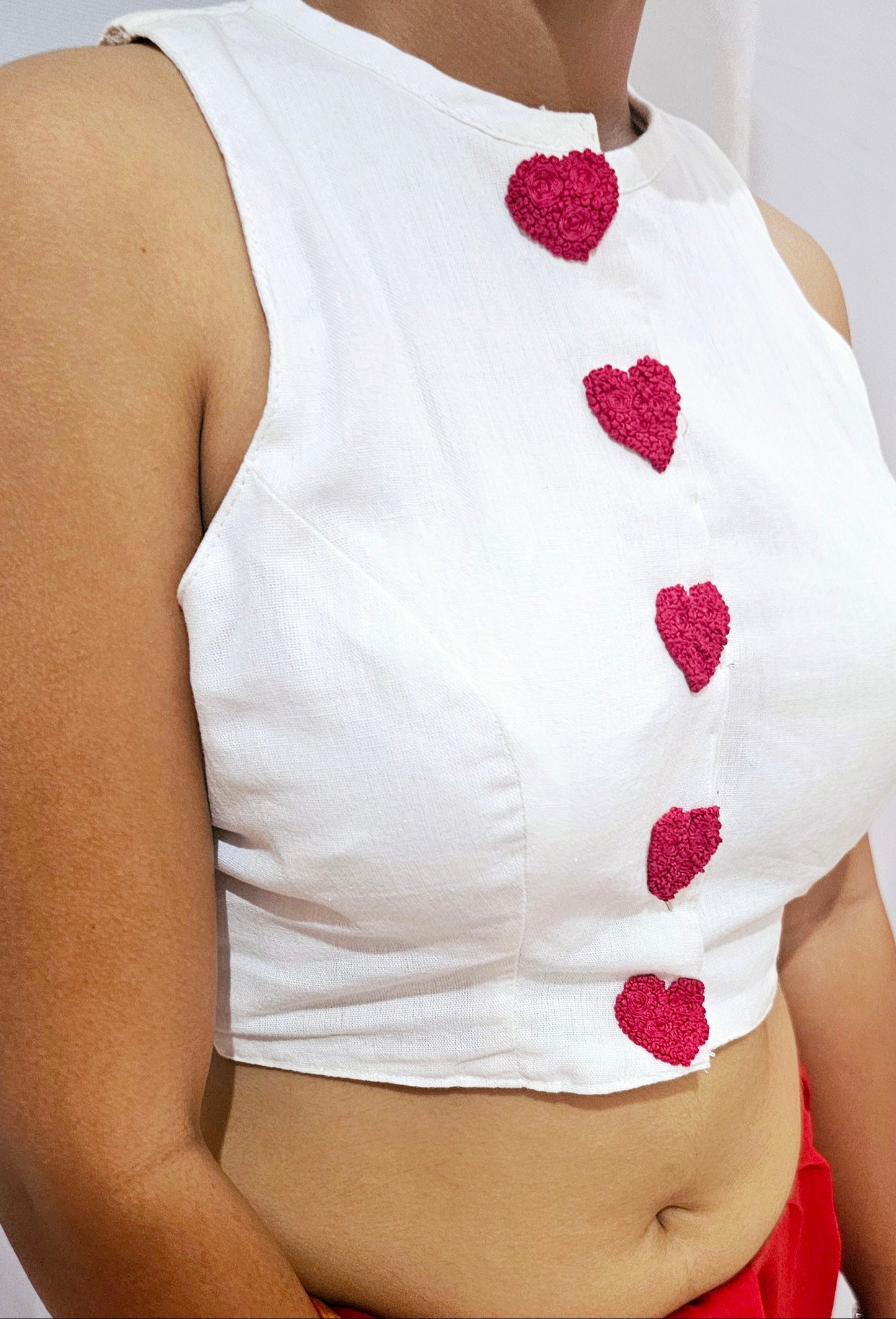 HEARTBEAT BLOUSE - White