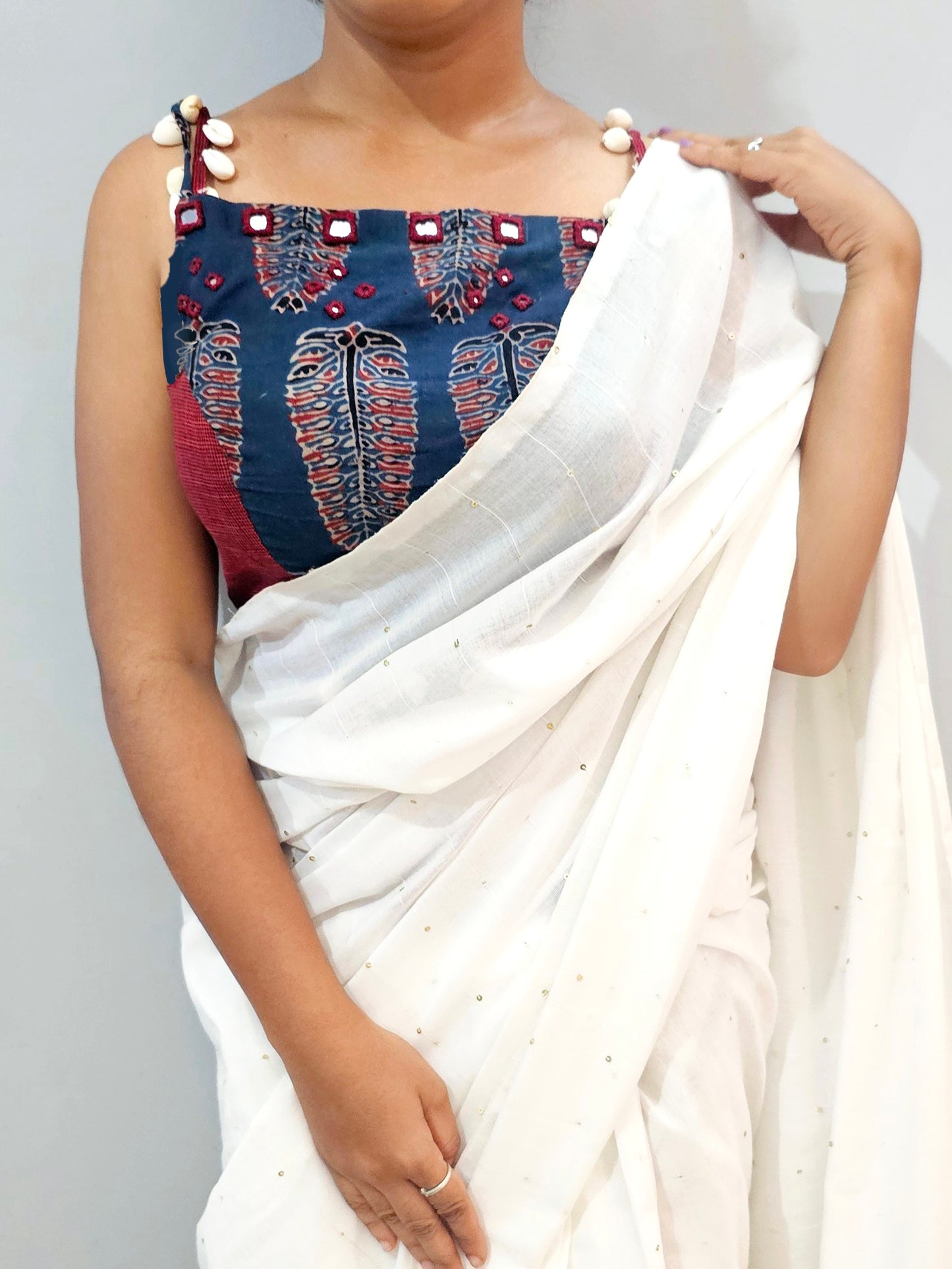 SHANKHNILA BLOUSE