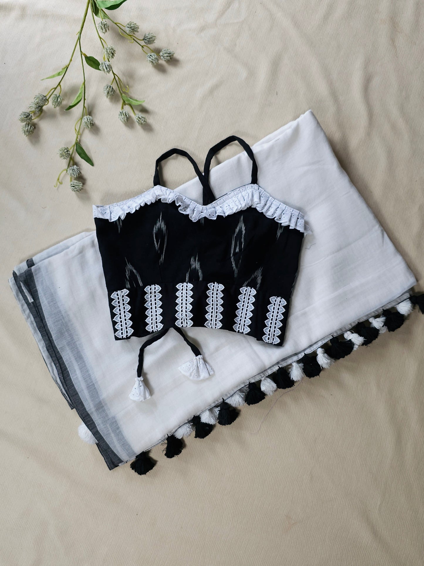 Shweth MulMul Cotton Saree