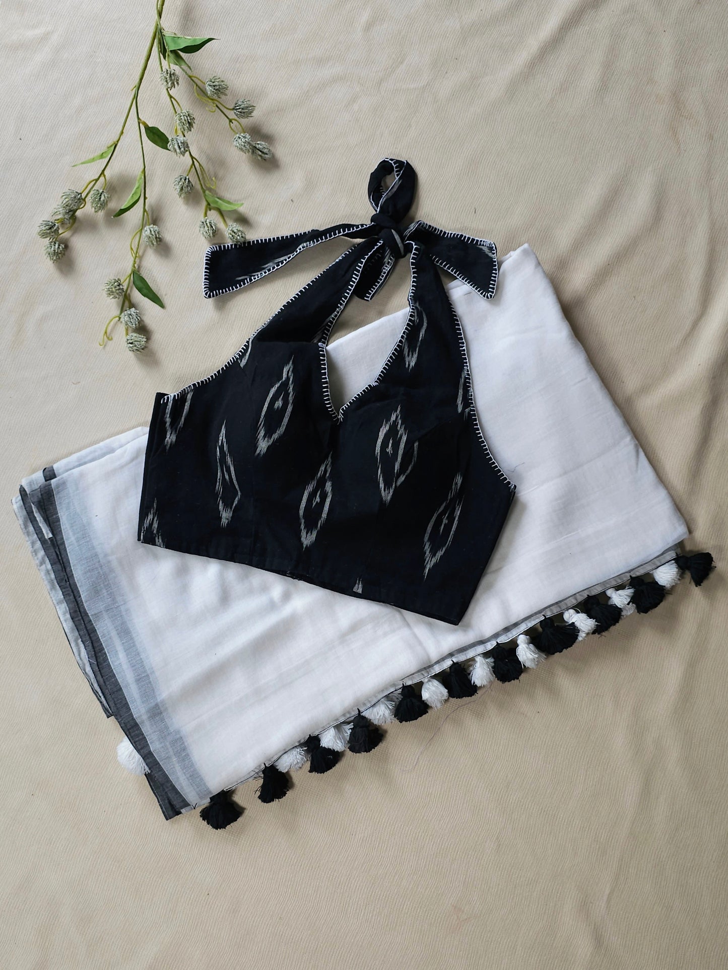 Shweth MulMul Cotton Saree