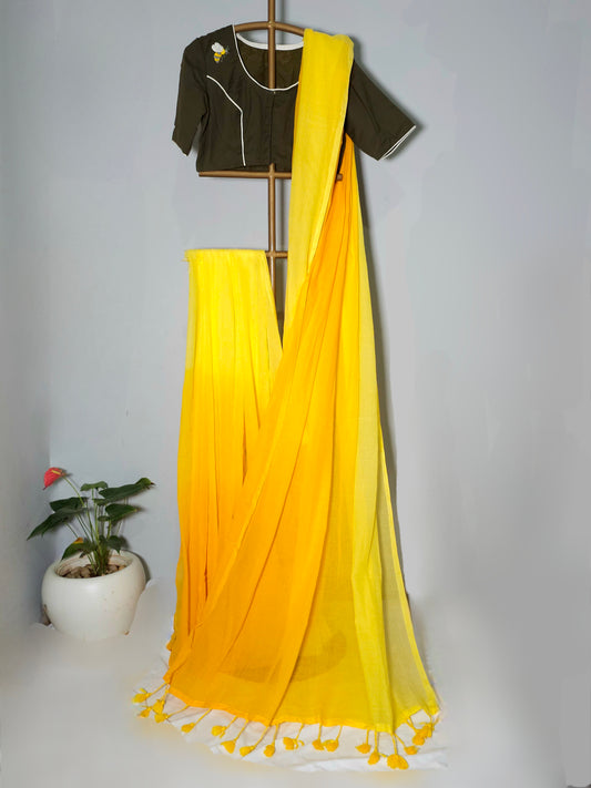 Rudhira MulMul Cotton Saree