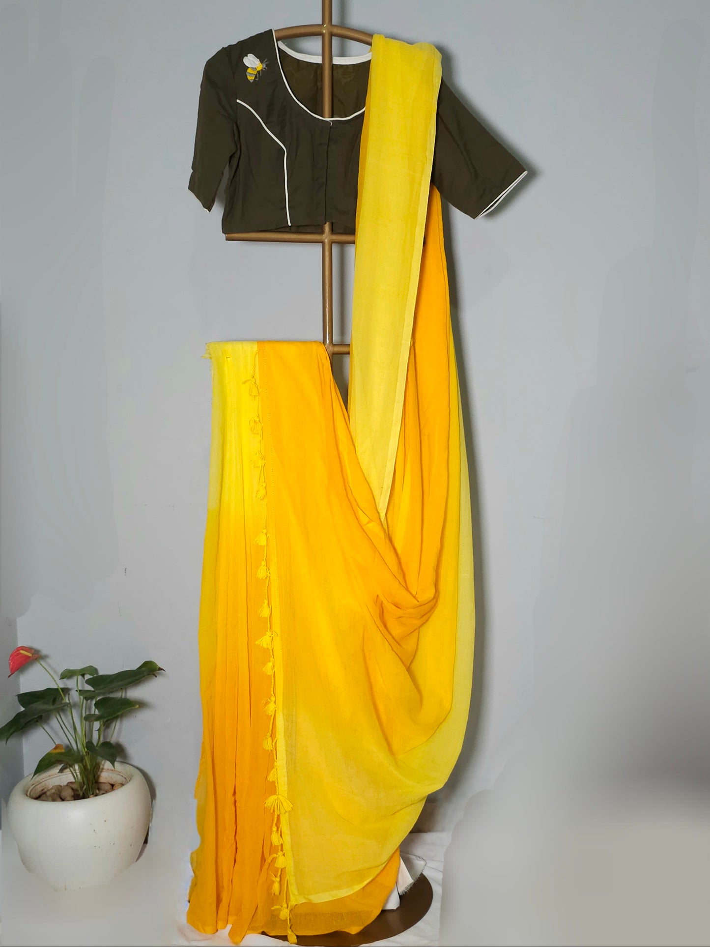 Rudhira MulMul Cotton Saree