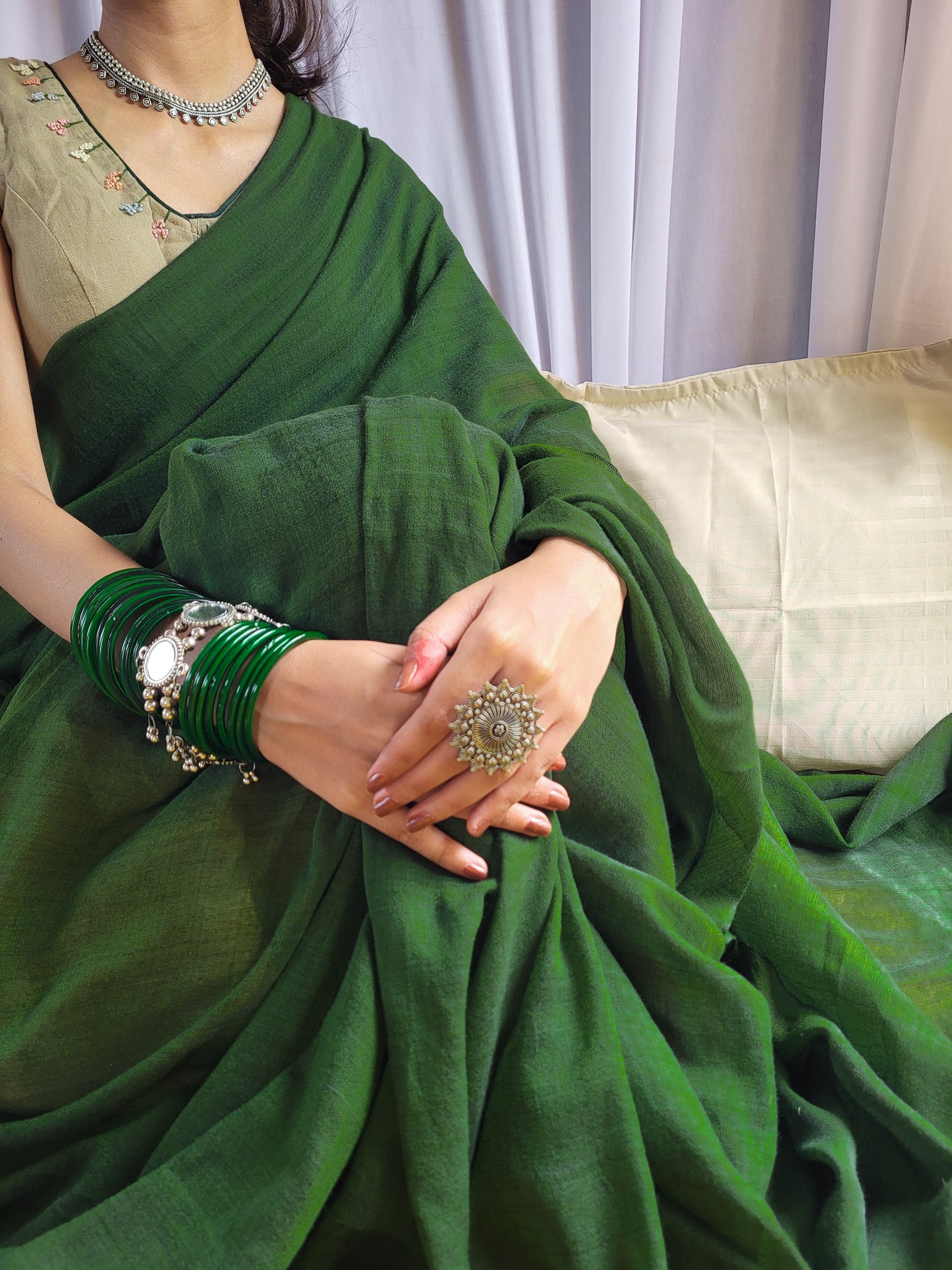Tulsi Cotton Saree