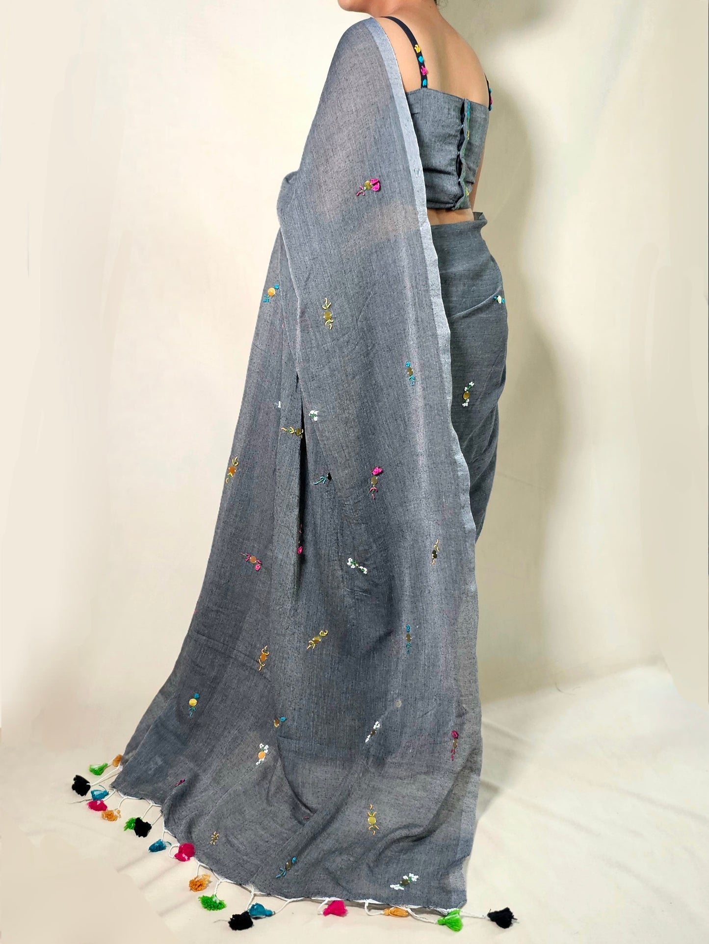 Meghphool Mul Designer Saree