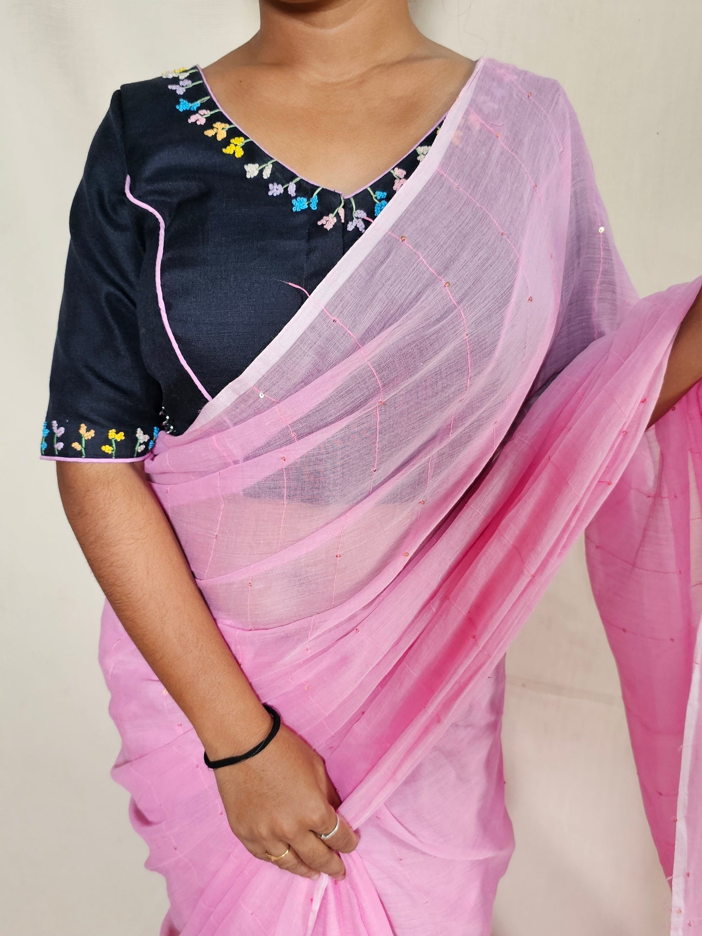 GULDASTA BLOUSE -Navy