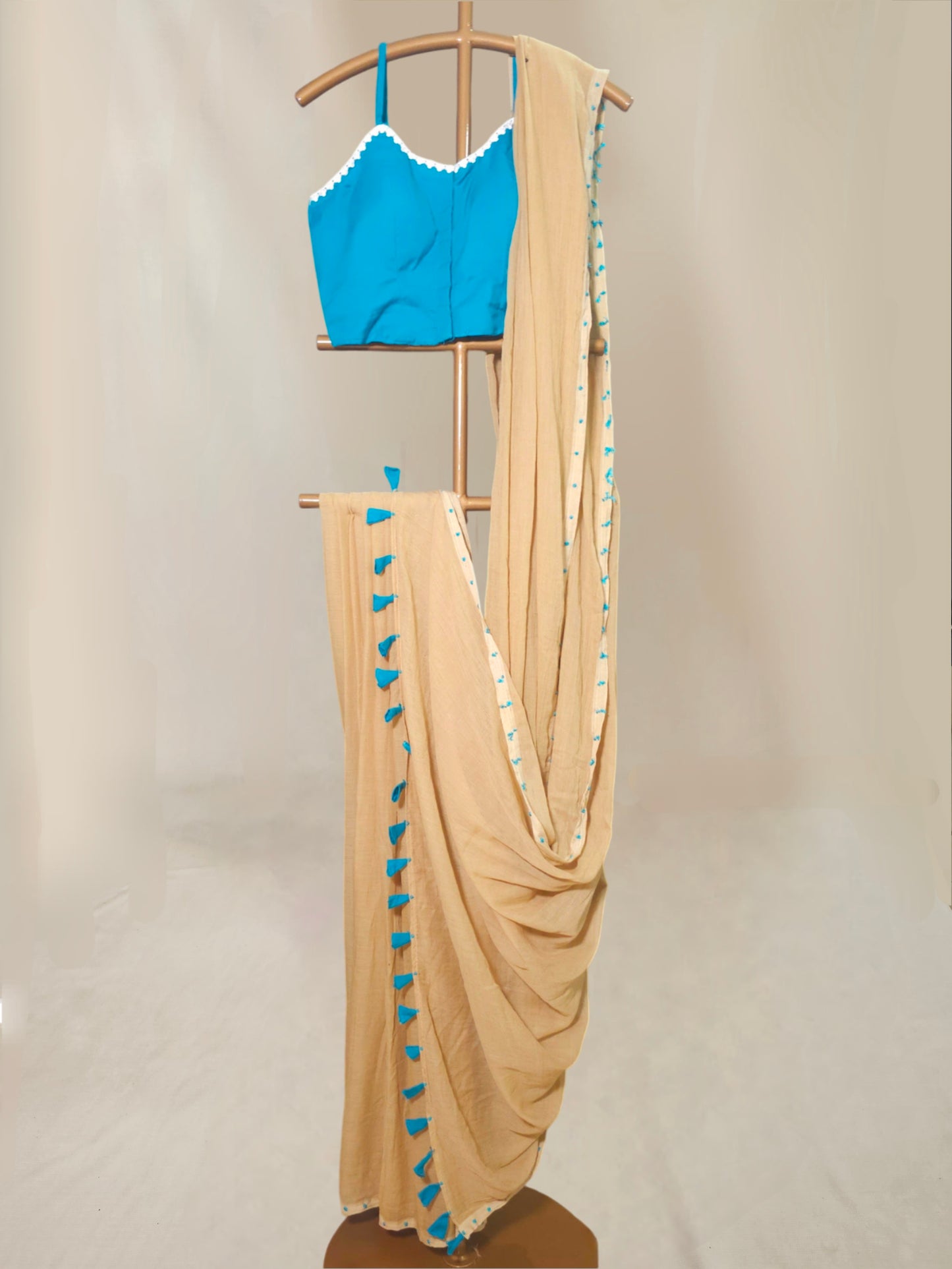 Parijat Designer MulMul Cotton Saree