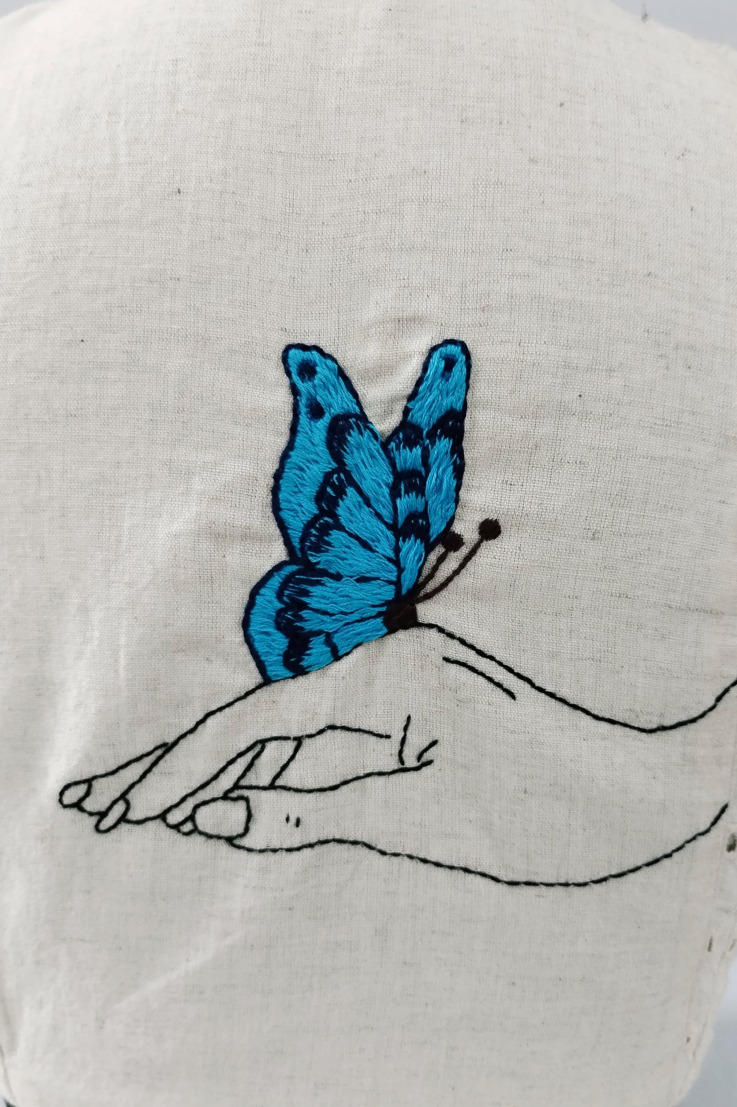 BLUE-WING BEAUTY BLOUSE