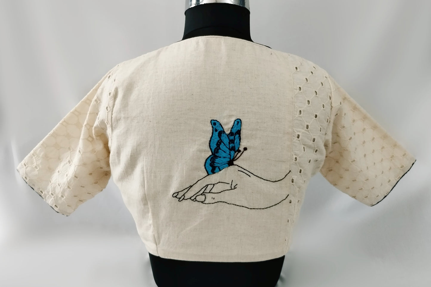 BLUE-WING BEAUTY BLOUSE