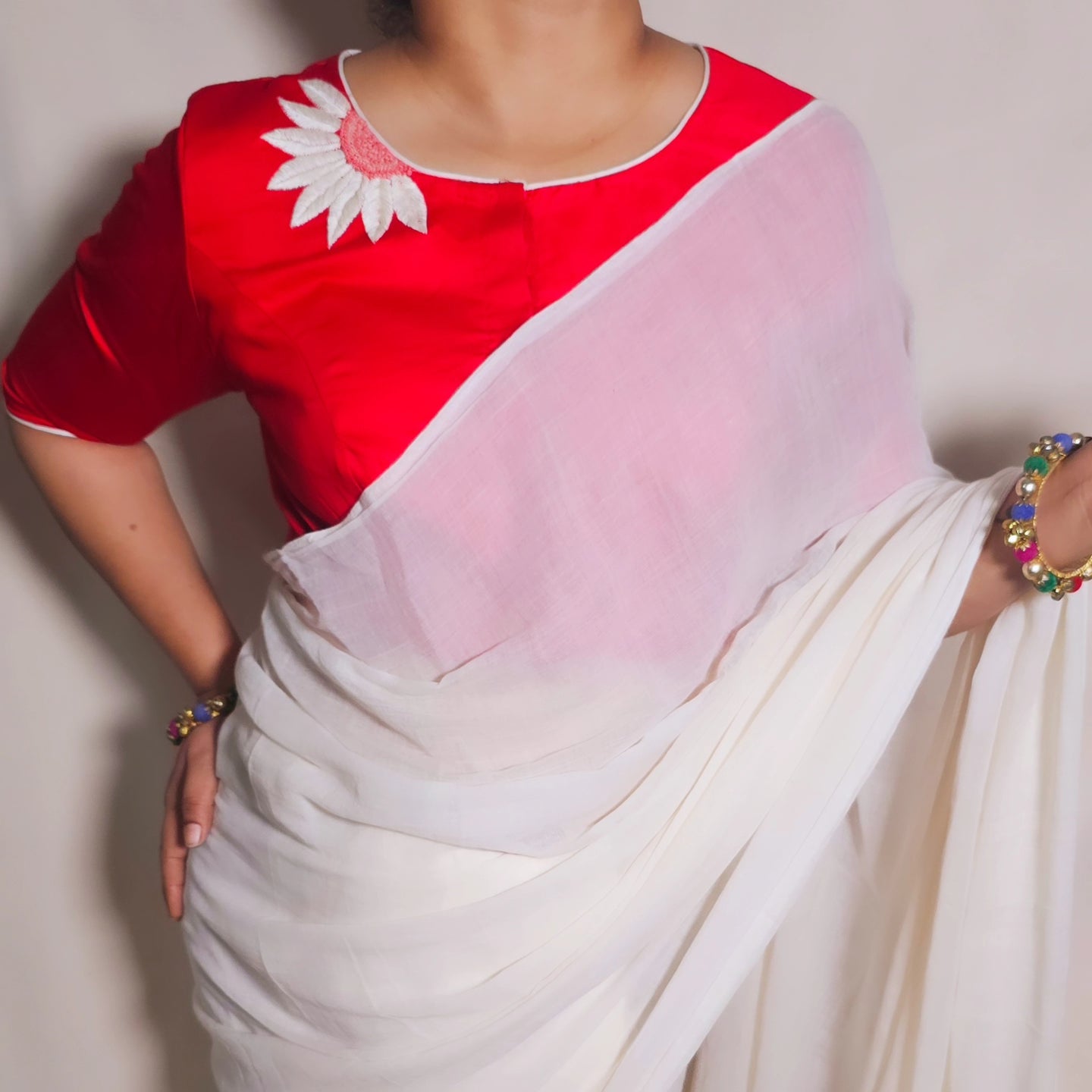 DAISY DREAM BLOUSE - Red