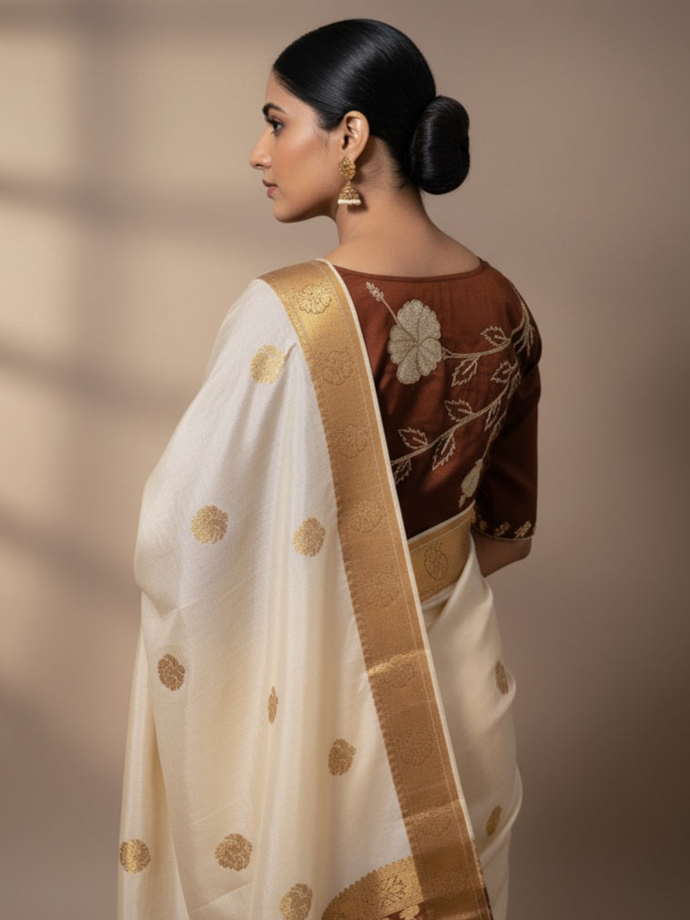 JASWAND BLOUSE - Brown