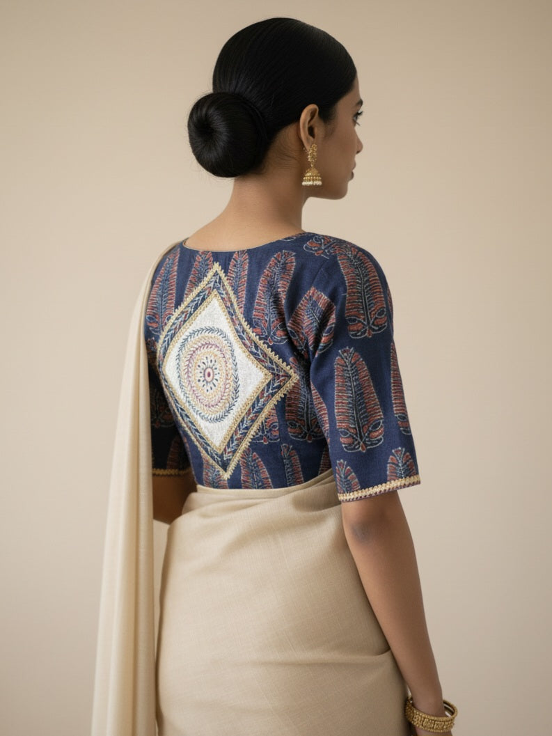 MANDARIKA BLOUSE - Blue