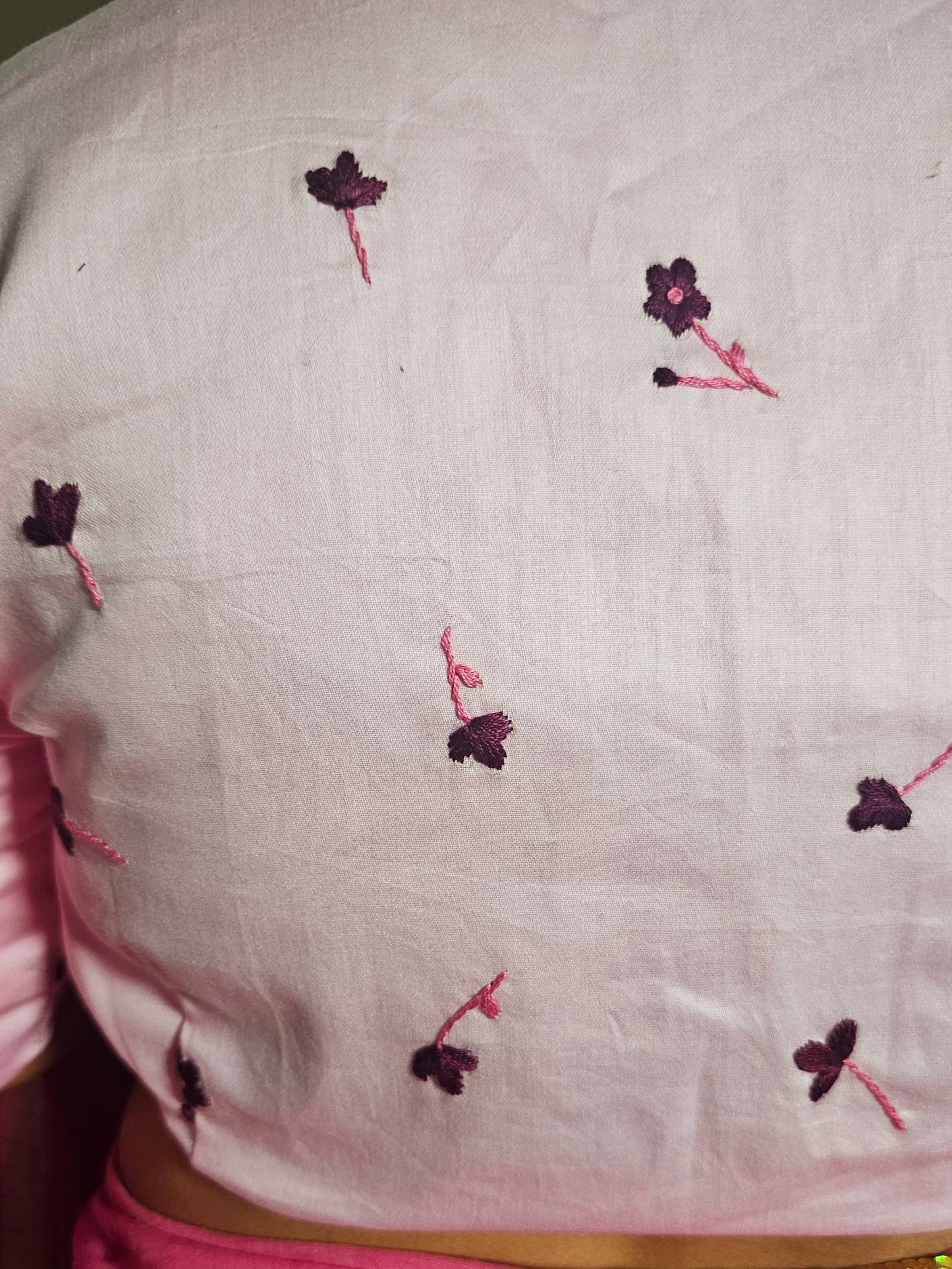 SUGAM BLOUSE-Baby Pink