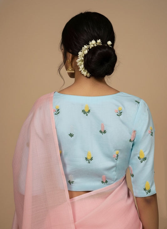 Blossom Blouse - Blue
