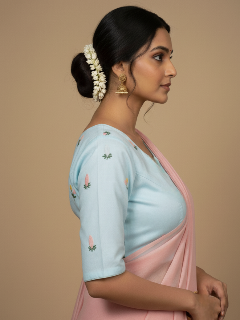 Blossom Blouse - Blue