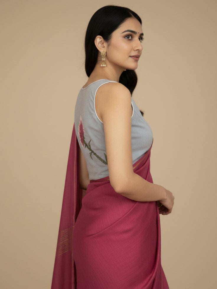 ARANYA BLOUSE - Grey
