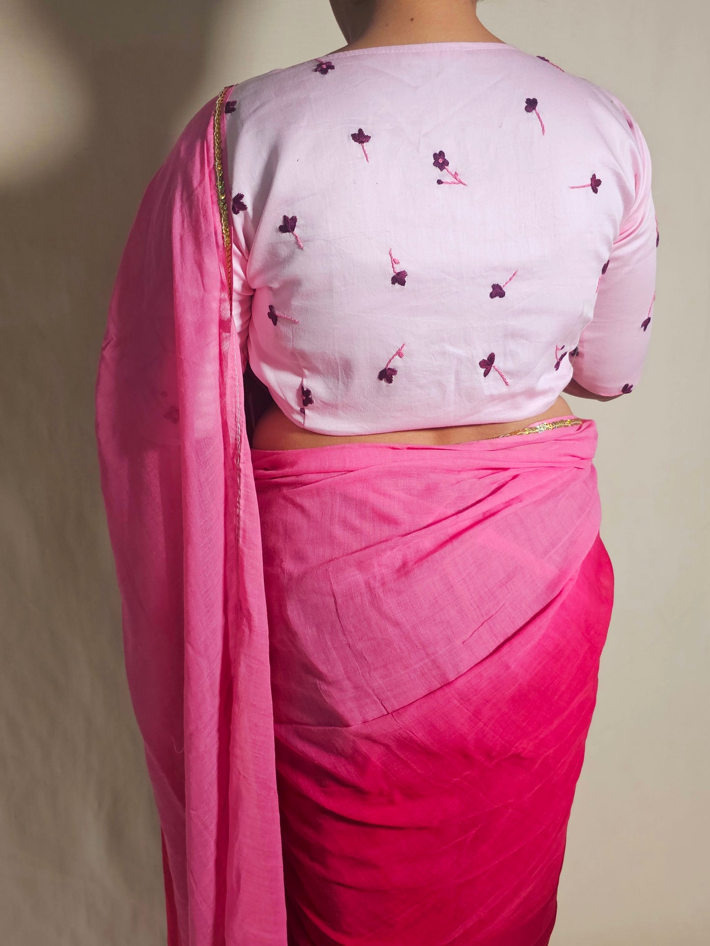 SUGAM BLOUSE-Baby Pink