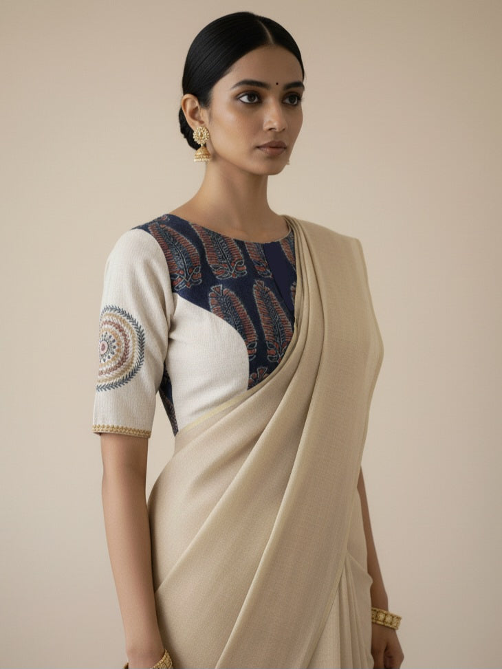 MANDARIKA BLOUSE - Blue