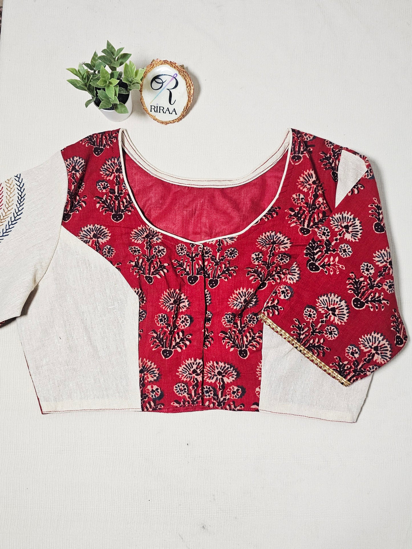 MANDARIKA BLOUSE - Red