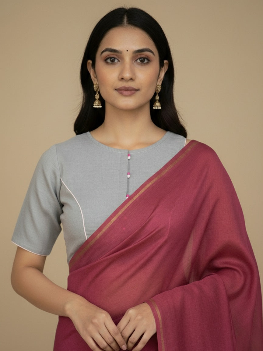 ARANYA BLOUSE - Grey