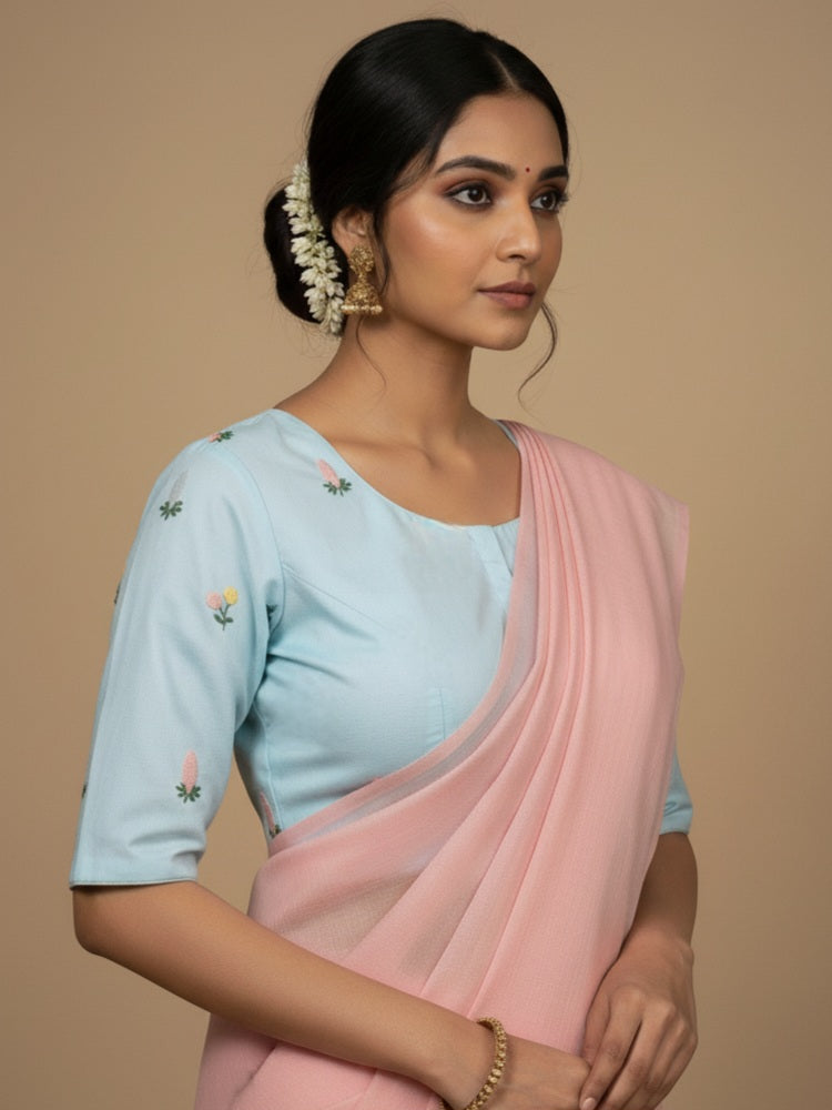 Blossom Blouse - Blue