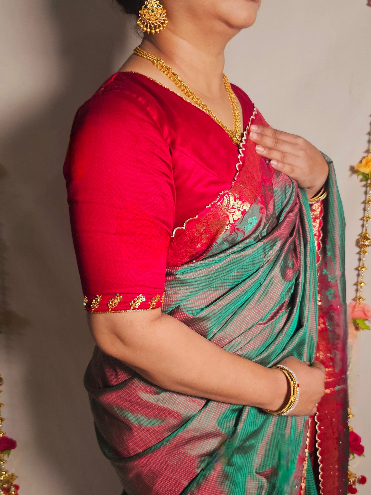 JASWAND BLOUSE - Red