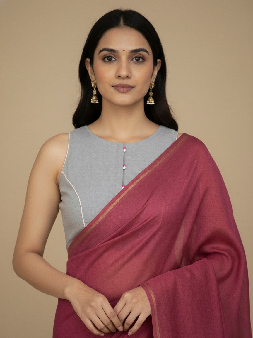 ARANYA BLOUSE - Grey