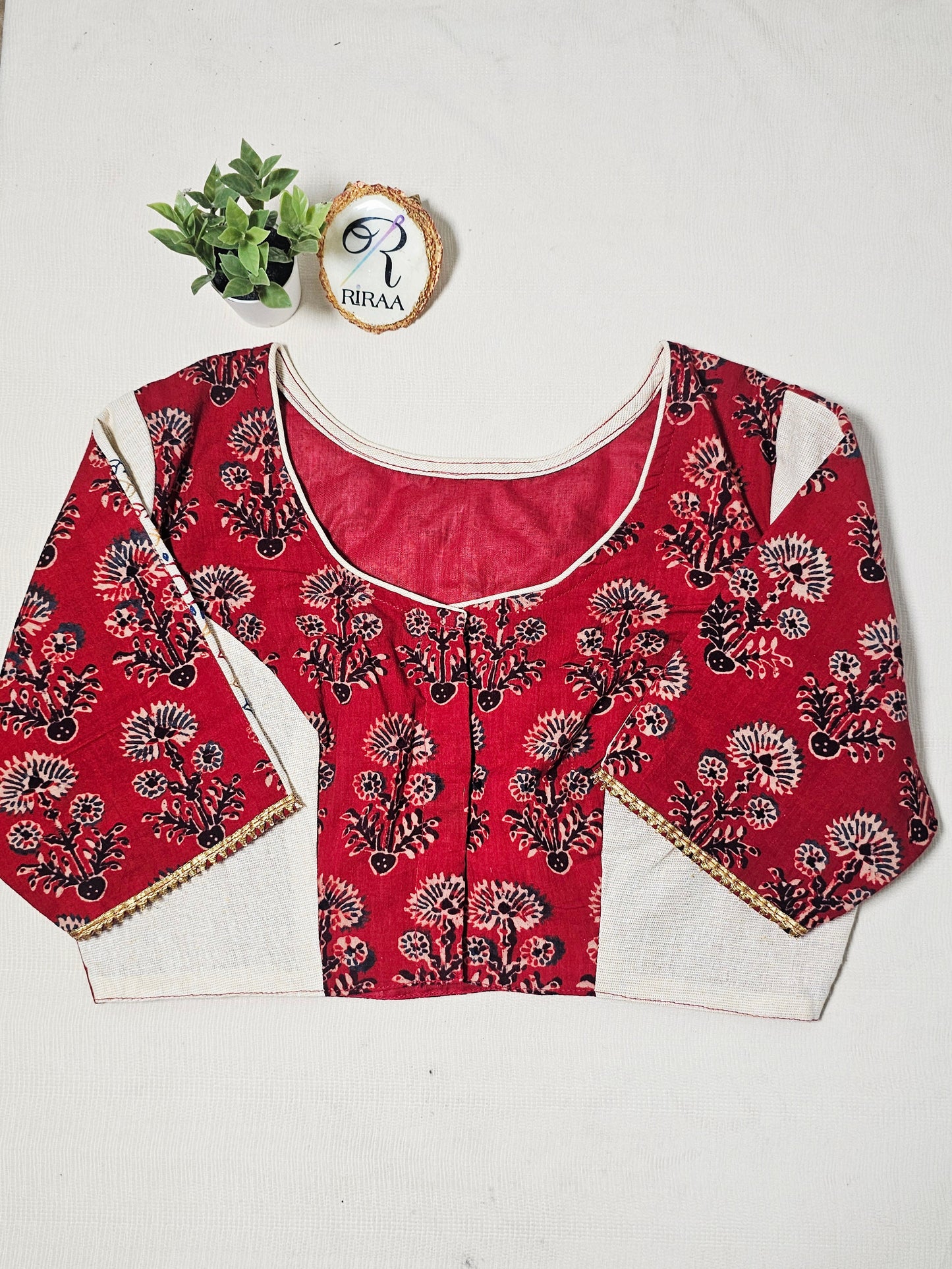 MANDARIKA BLOUSE - Red