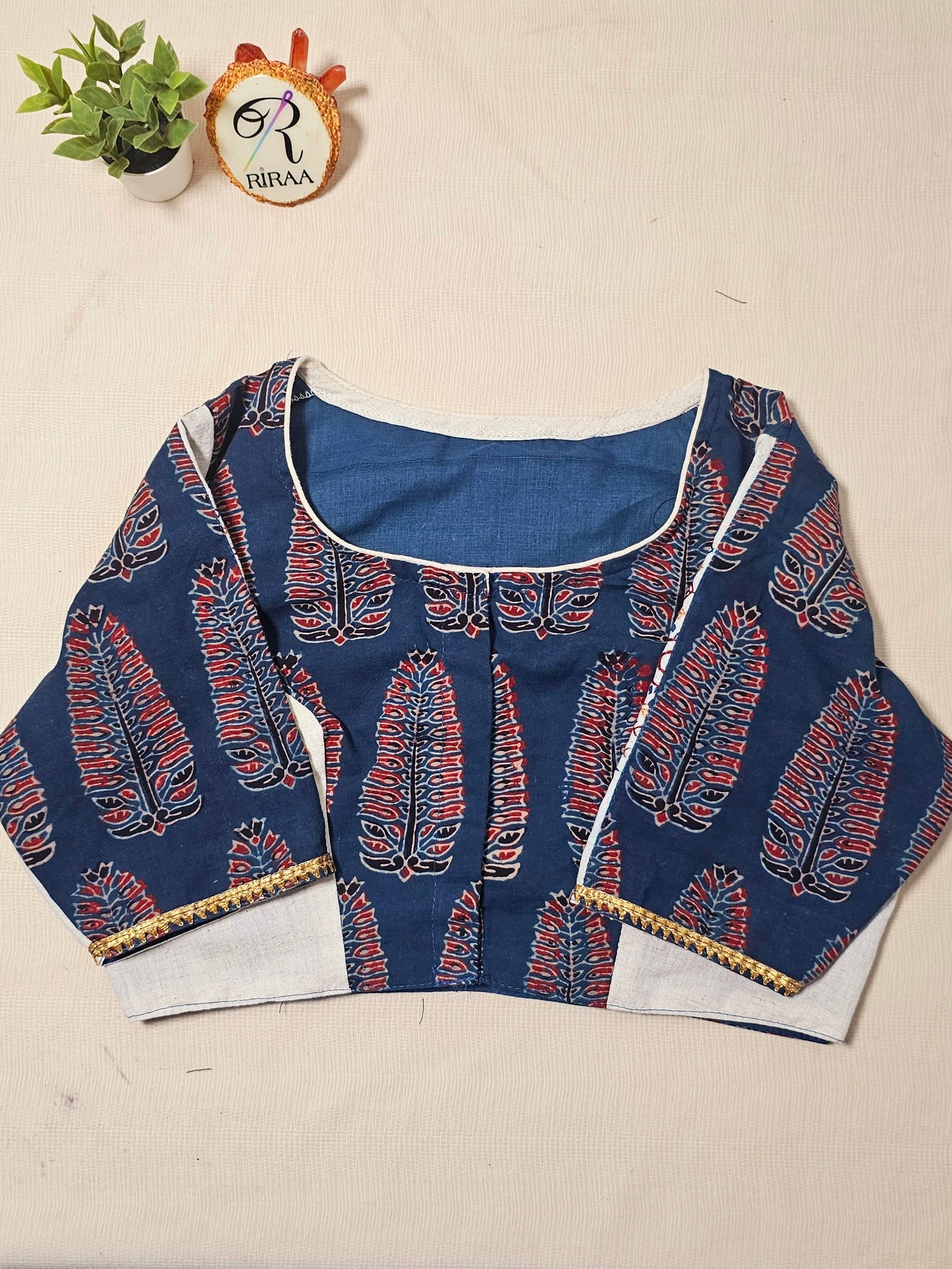 MANDARIKA BLOUSE - Blue