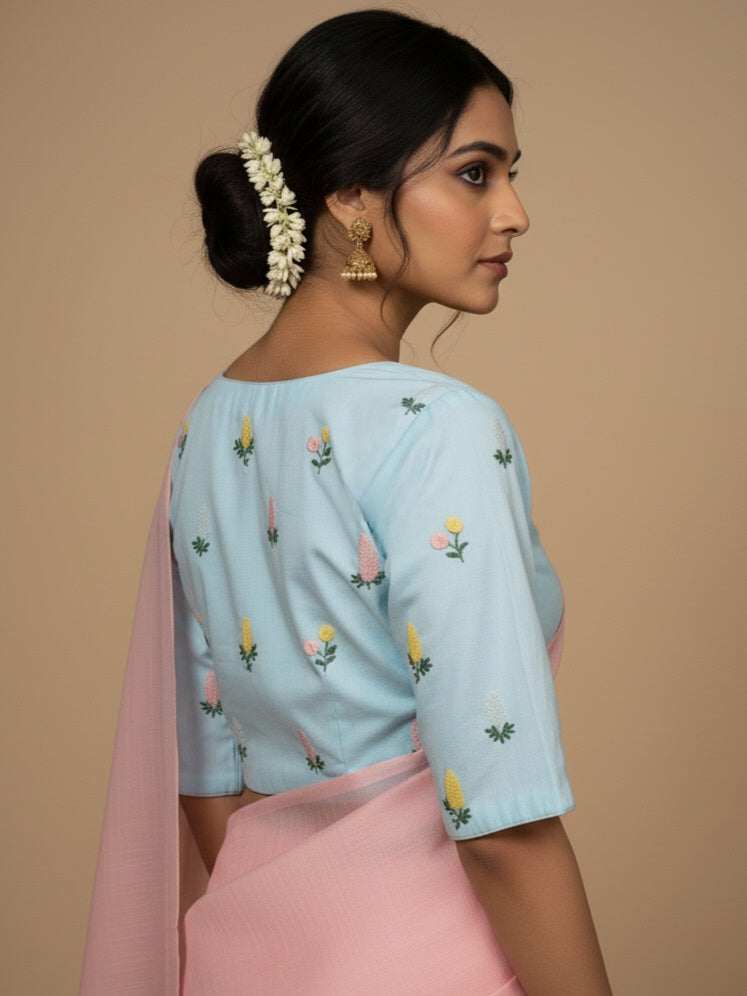 Blossom Blouse - Blue