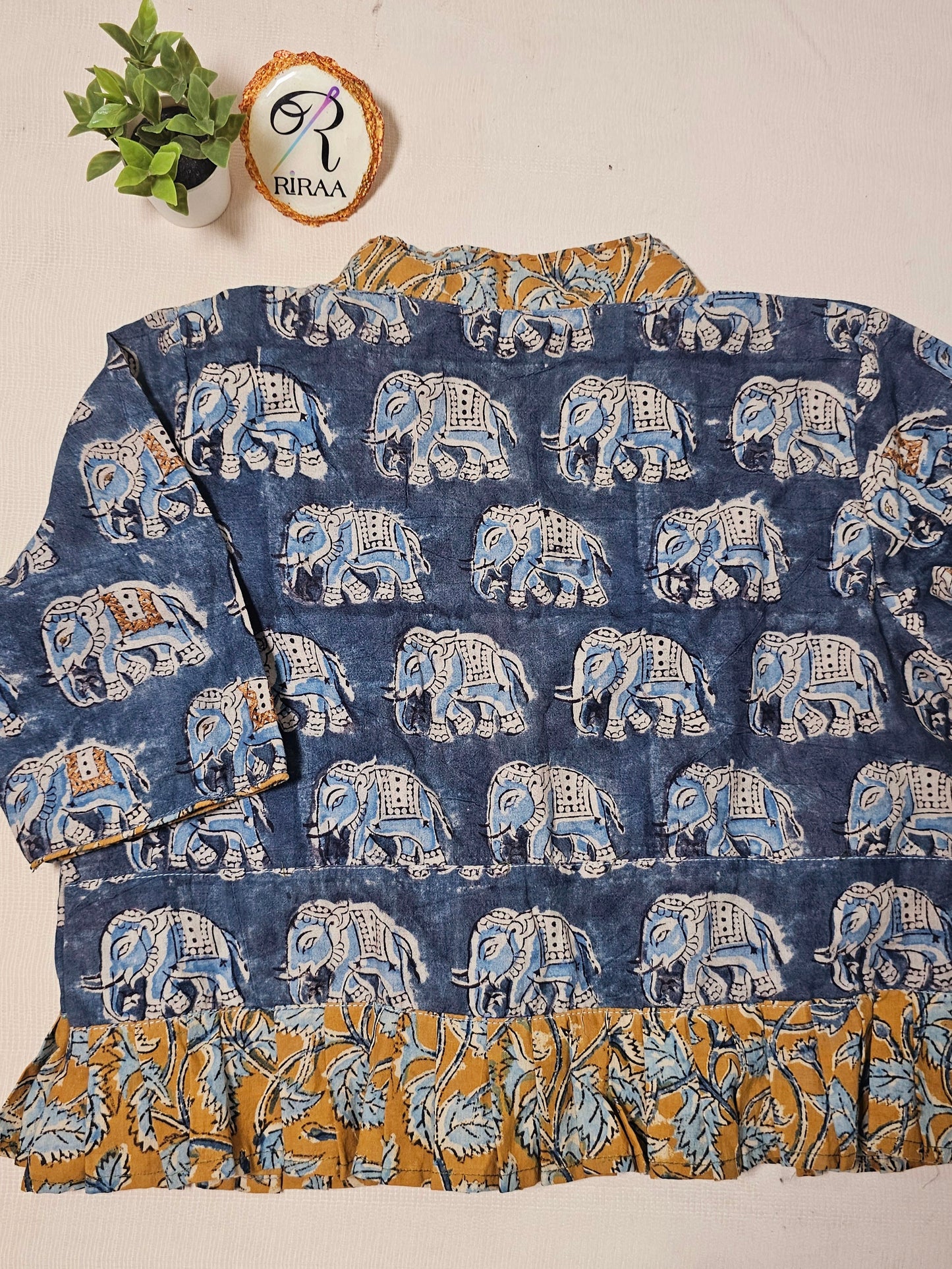 FRILL FUSION BLOUSE