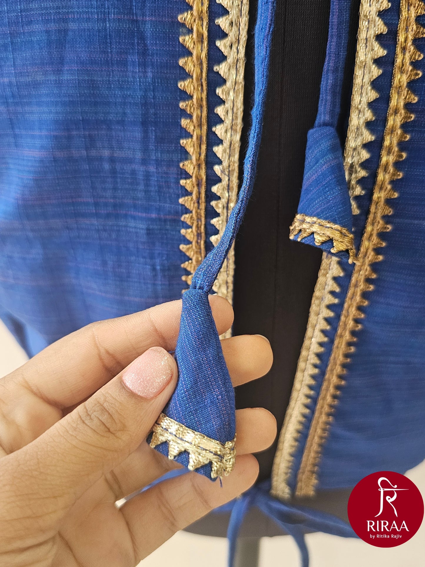 Trishna Blouse-Blue