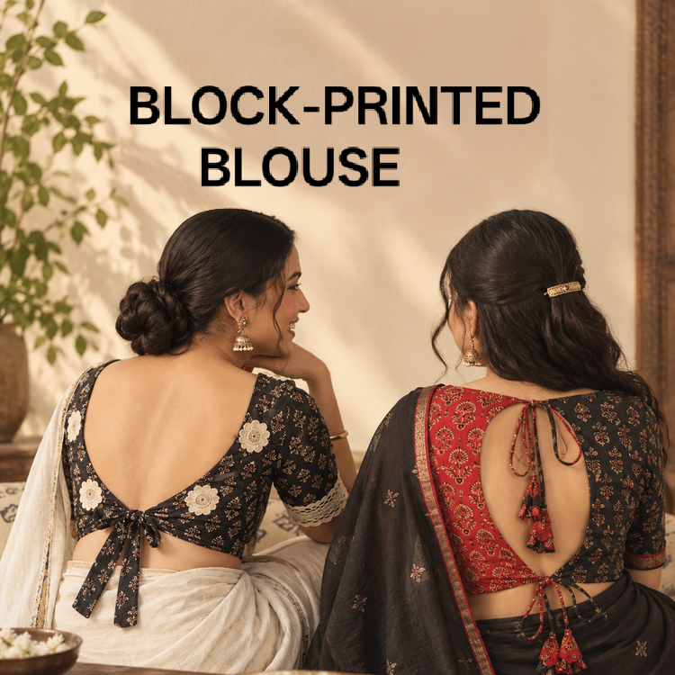 Block Printed Blouses – Riraa