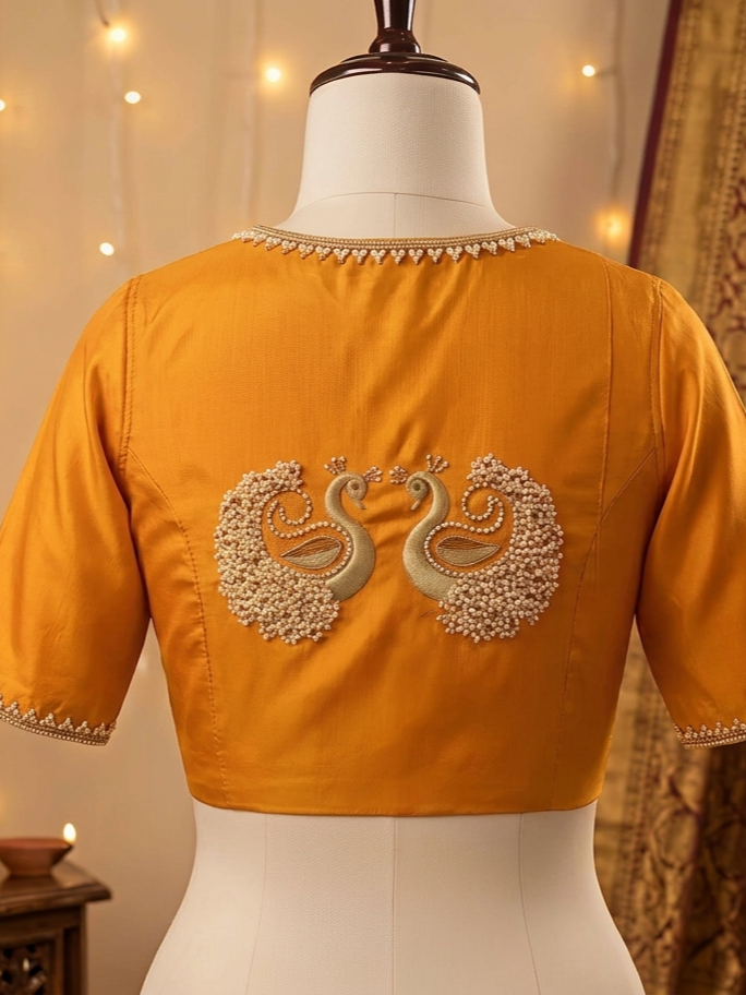 MAYURI BLOUSE - Mustrad