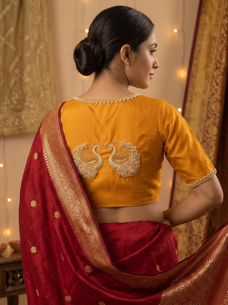 MAYURI BLOUSE - Mustrad