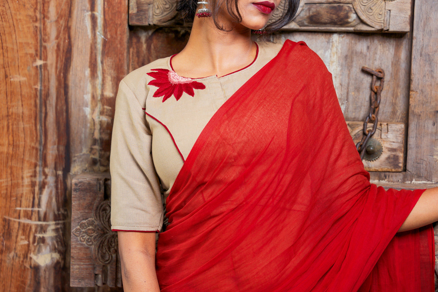 DAISY DREAM BLOUSE in Red