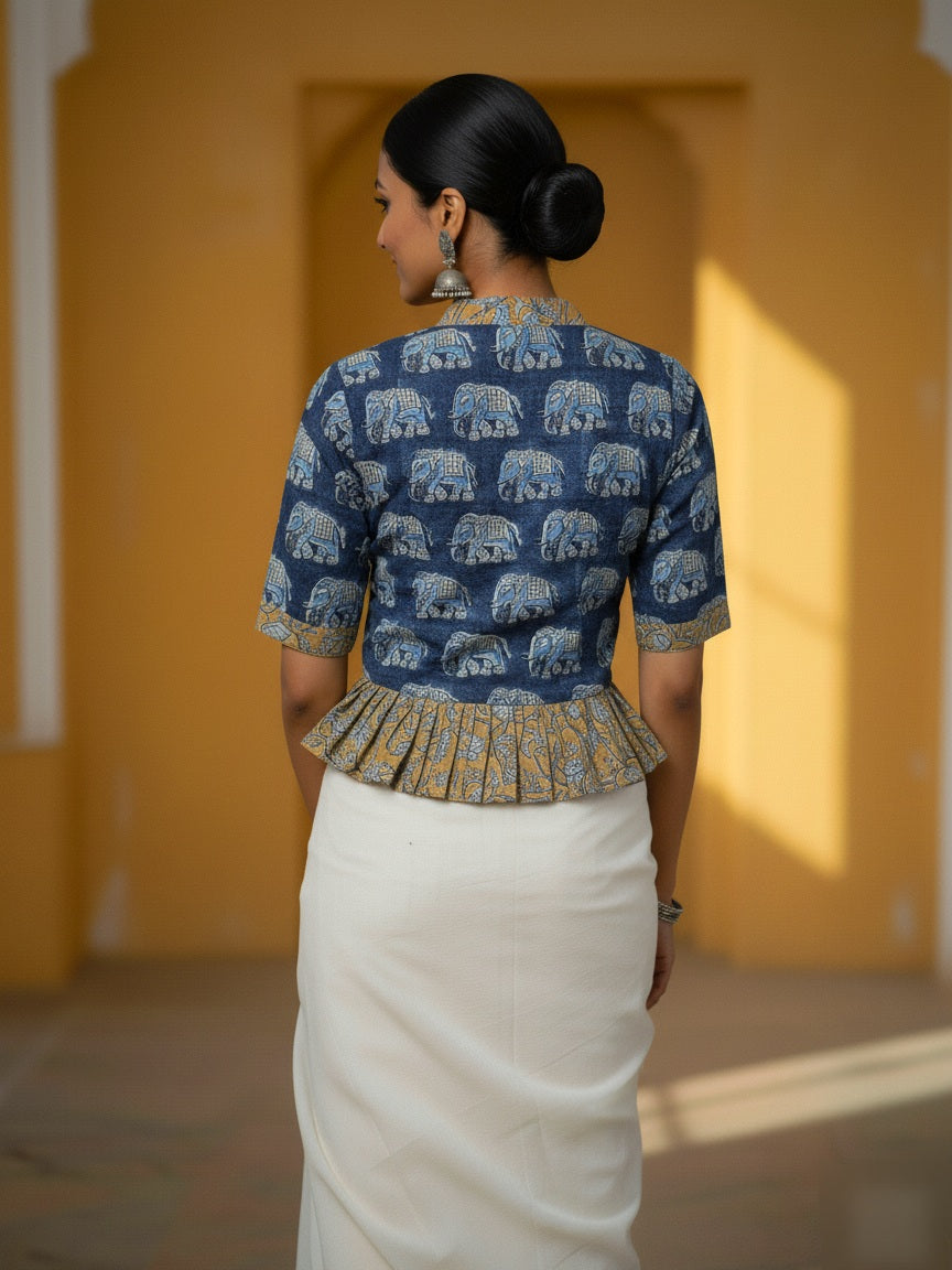 FRILL FUSION BLOUSE