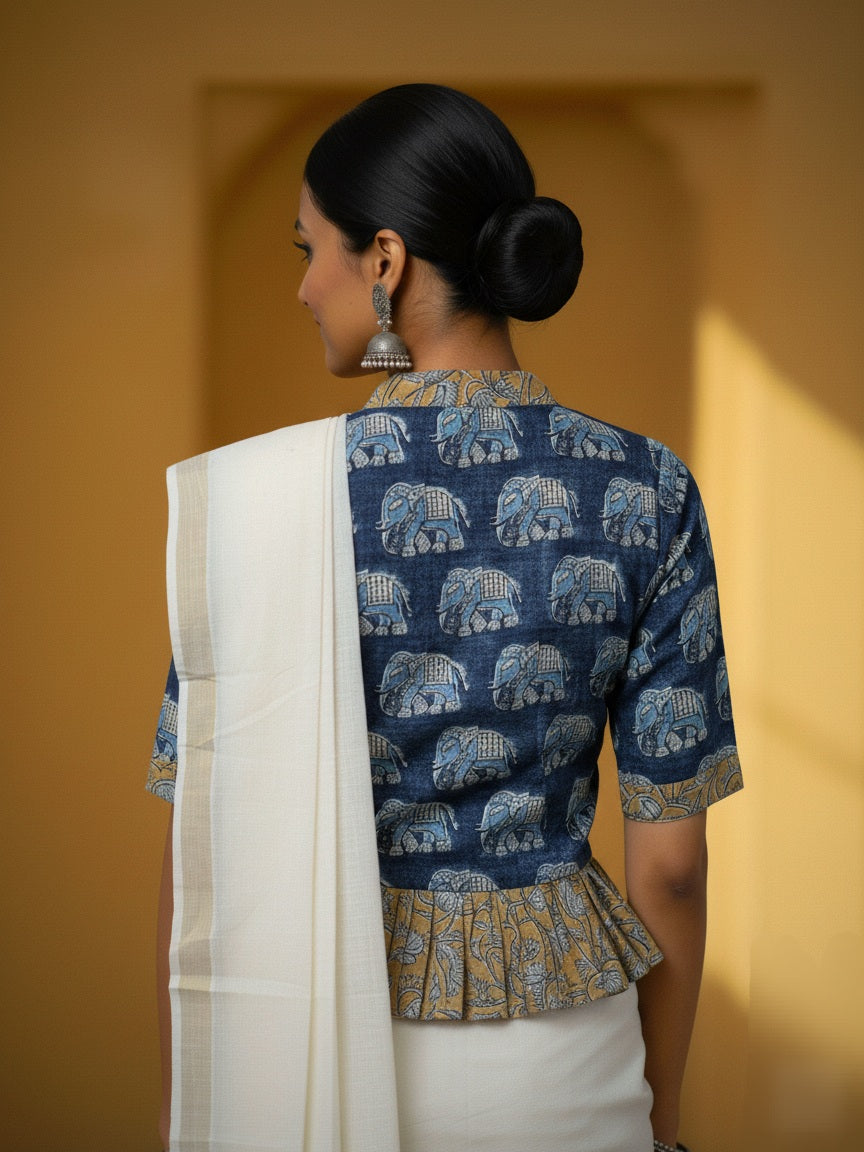 FRILL FUSION BLOUSE