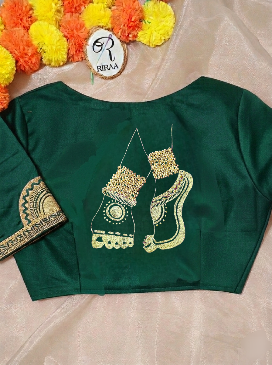 NRITYANADAM BLOUSE - Green