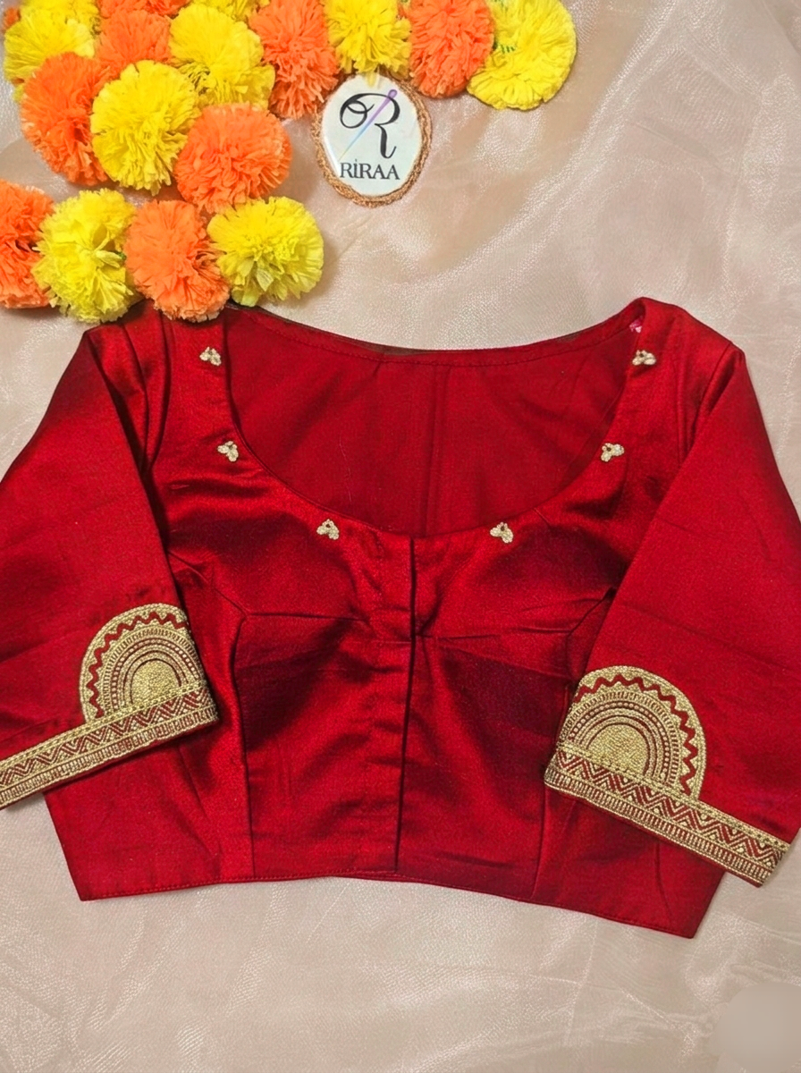 NRITYANADAM BLOUSE - Red