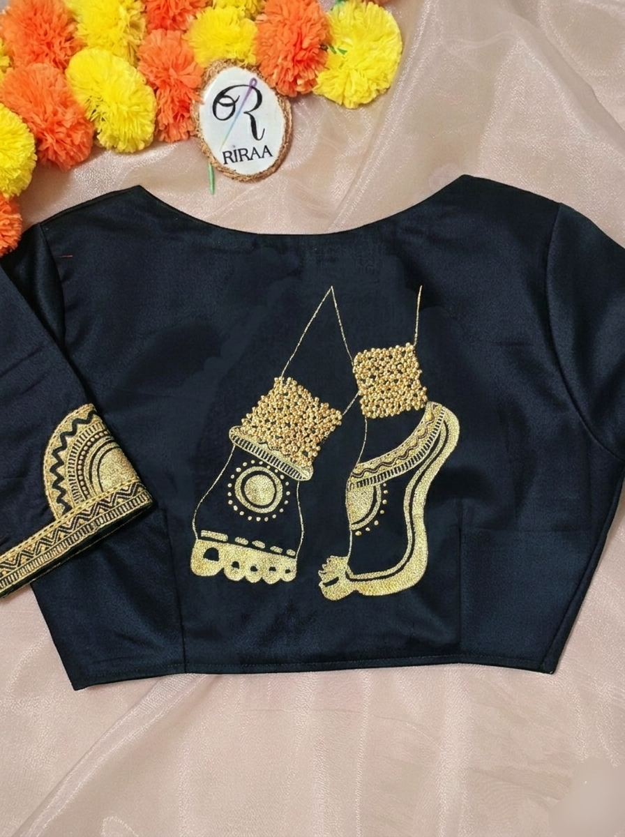 NRITYANADAM BLOUSE - Black